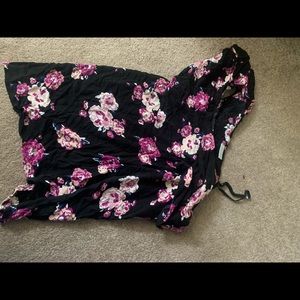 One shoulder ruffled top